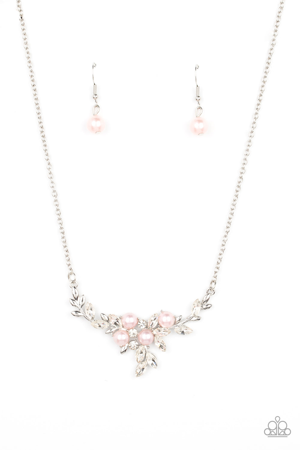 Paparazzi Because I'm The Bride Pink Short Necklace - P2RE-PKXX-349XX