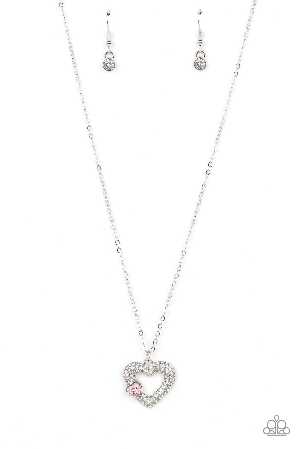 Paparazzi Bedazzled Bliss Pink Short Necklace - P2DA-PKXX-174XX