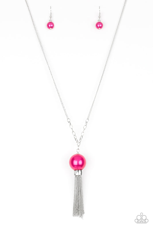 Paparazzi Belle Of The BALLROOM Pink Long Necklace - P2RE-PKXX-179XX