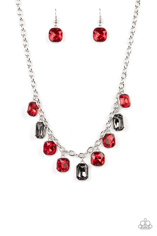 Paparazzi Best Decision Ever Red Short Necklace - P2RE-RDXX-245XX