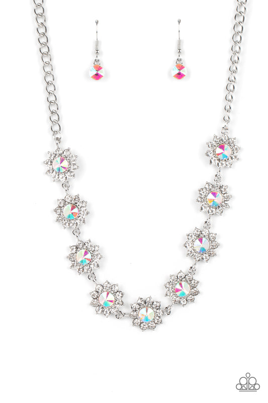 Paparazzi Blooming Brilliance Multi Short Necklace - Life Of The Party Exclusive January 2023 - P2ST-MTXX-100XX