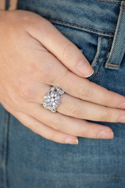 Paparazzi Brilliantly Blooming Purple Ring