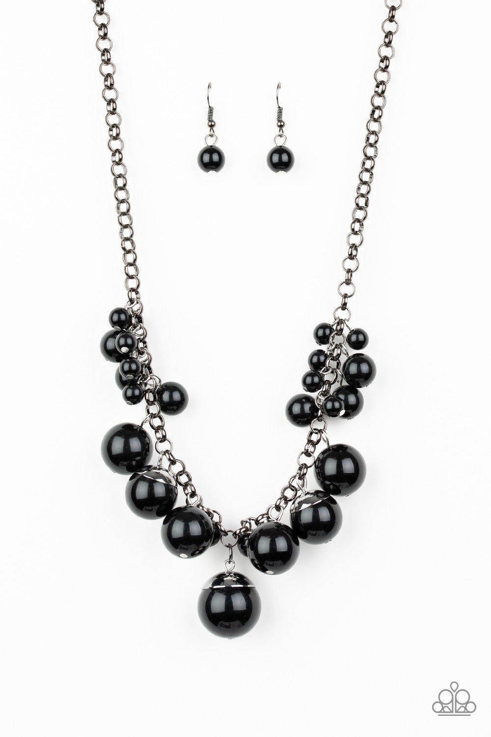 Paparazzi Broadway Belle Black Short Necklace - P2ST-BKXX-033XX