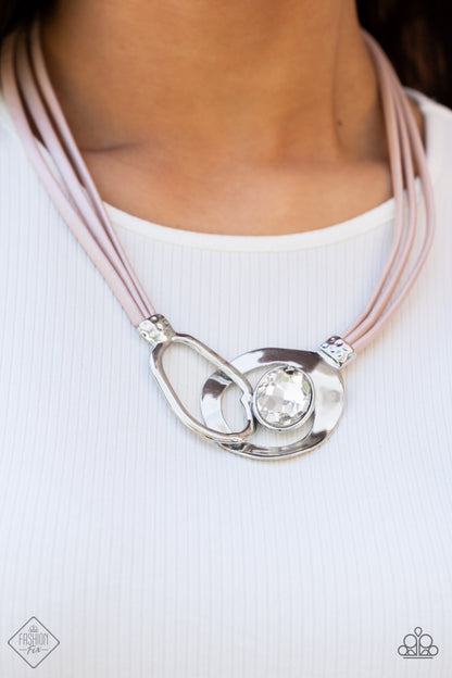 Paparazzi Californian Cowgirl Pink Short Necklace – Fashion Fix Glimpses of Malibu August 2022