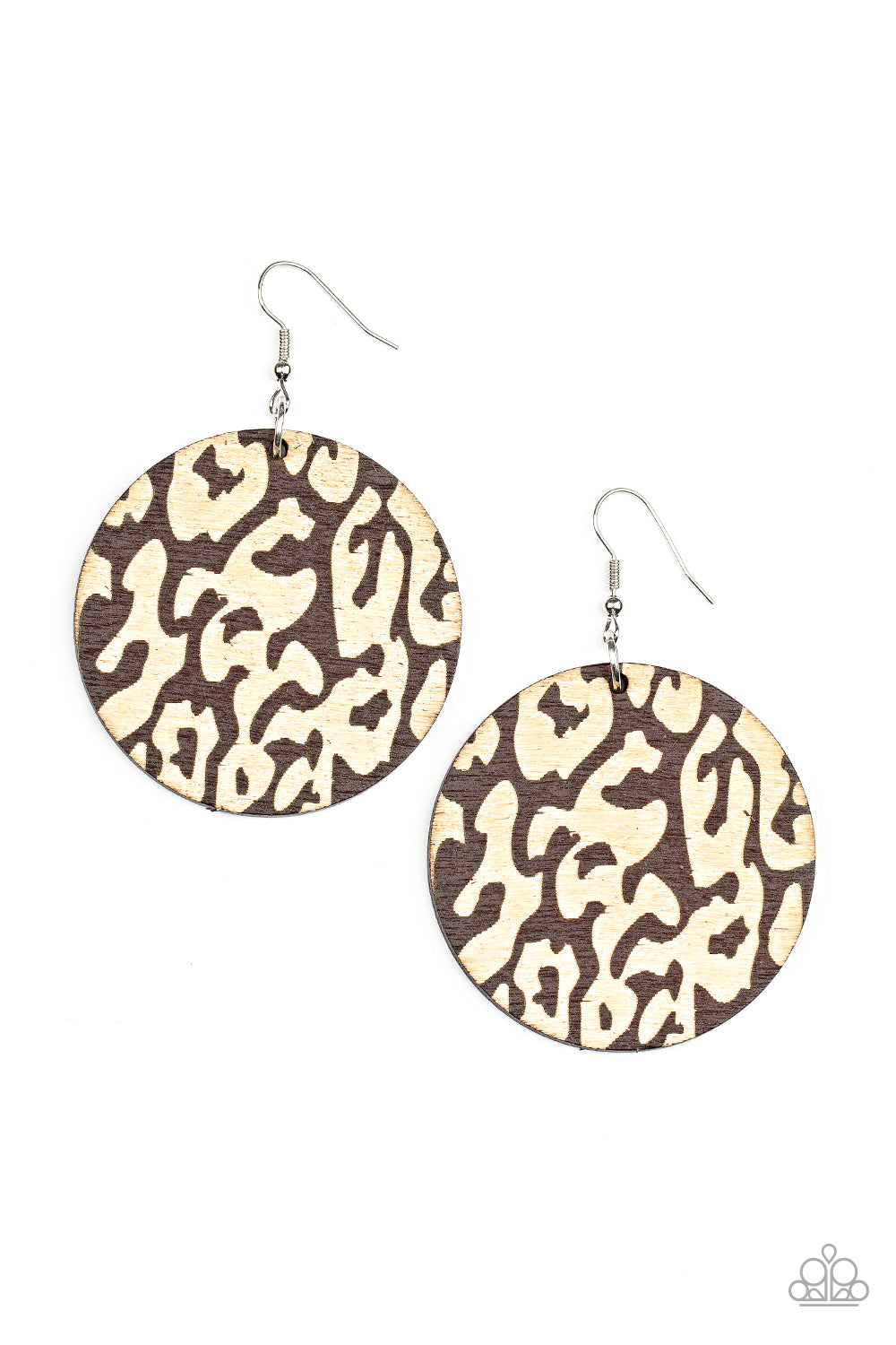 Paparazzi Catwalk Safari Brown Fishhook Earrings - P5SE-BNXX-166XX