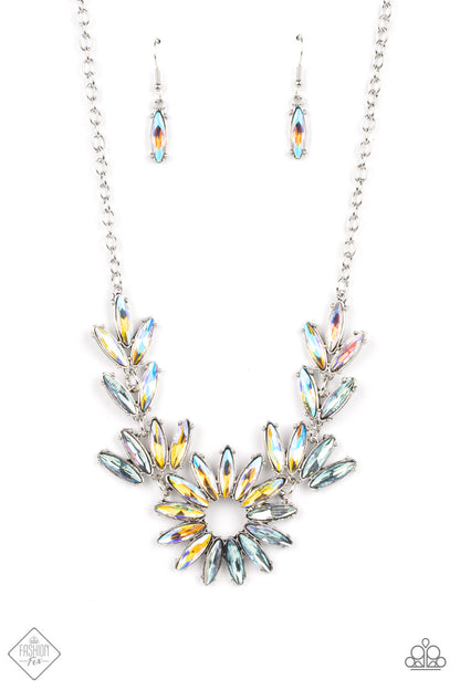 Paparazzi Celestial Cruise Multi Short Necklace - Fashion Fix Sunset Sightings July 2022