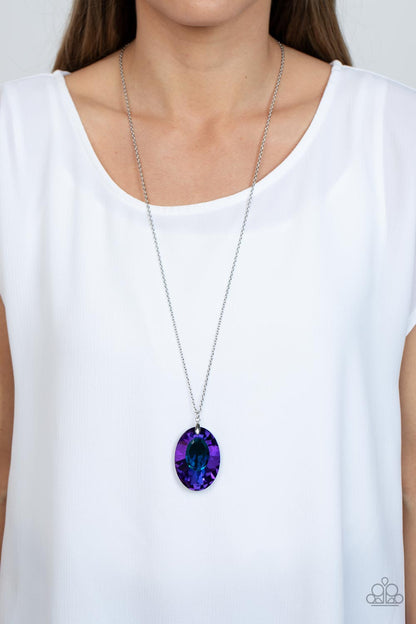 Paparazzi Celestial Essence Blue Long Necklace - P2RE-BLXX-389XX