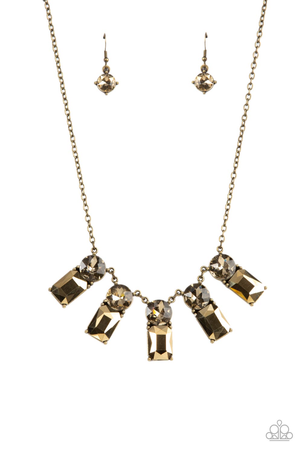 Paparazzi Celestial Royal Brass Short Necklace - P2RE-BRXX-196XX