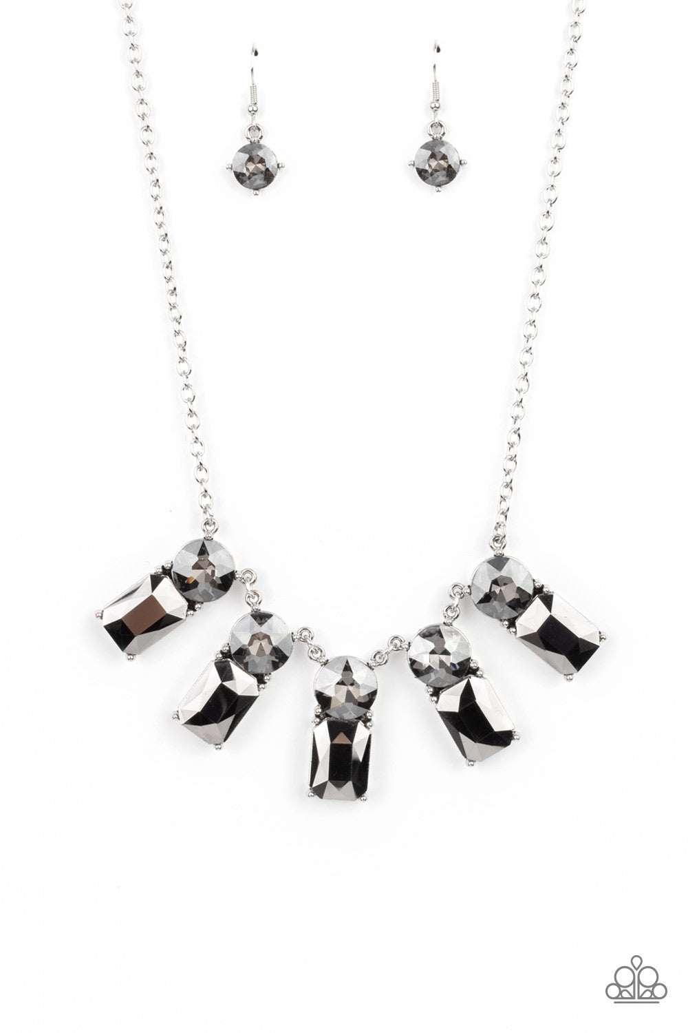 Paparazzi Celestial Royal Silver Short Necklace - Convention Release 2021