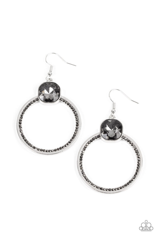 Paparazzi Cheers to Happily Ever After Silver Fishhook Earrings - P5RE-SVXX-324XX