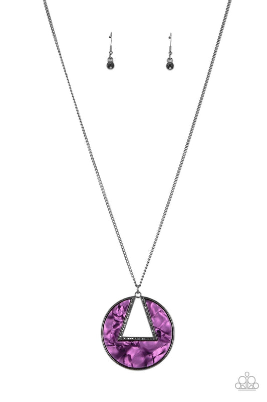 Paparazzi Chromatic Couture Purple Long Necklace - P2SE-PRXX-216XX