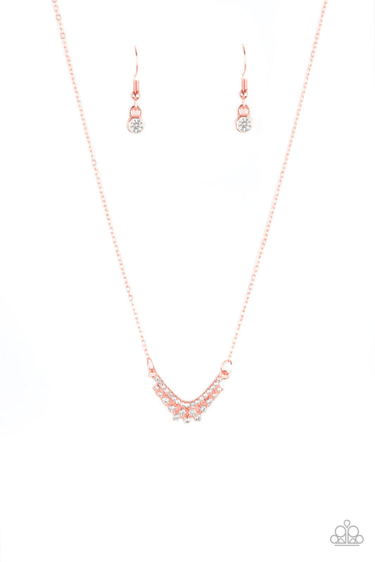 Paparazzi Classically Classic Copper Short Necklace