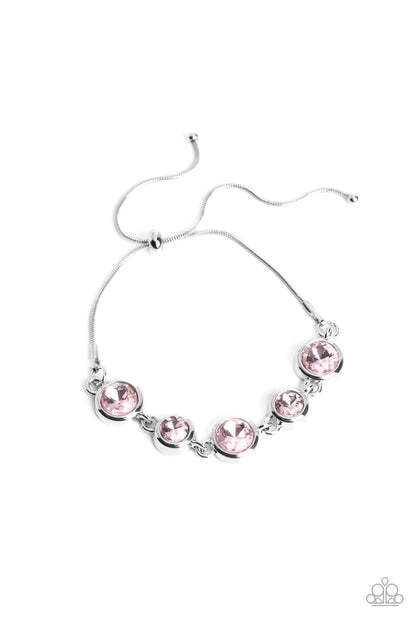 Paparazzi Classically Cultivated Pink Sliding Knot Bracelet - P9RE-PKXX-285XX