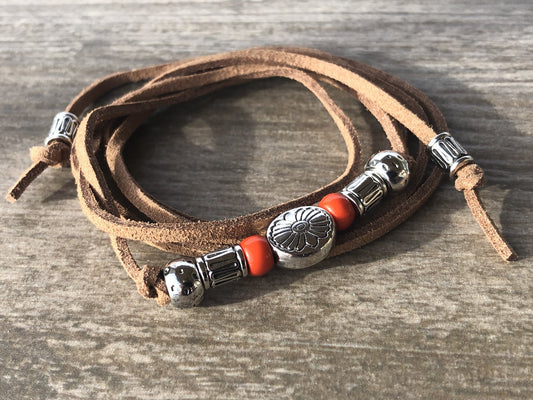 Paparazzi Clear A Path Orange Bracelet