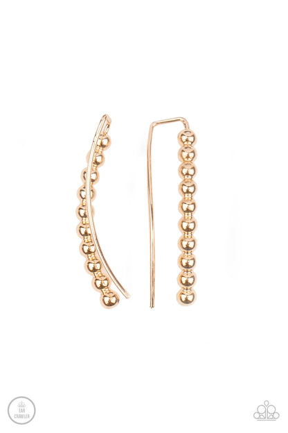 Paparazzi Climb On Gold Ear Crawler Earrings