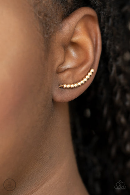 Paparazzi Climb On Gold Ear Crawler Earrings