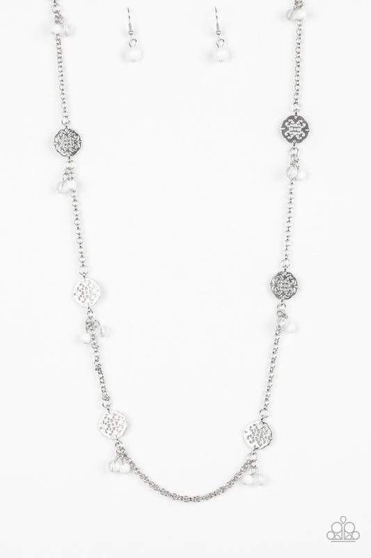 Paparazzi Color Boost White Long Necklace - P2WH-WTXX-230XX