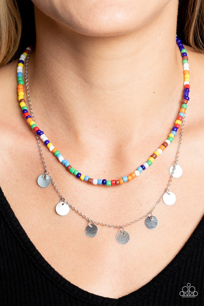 Paparazzi Comet Candy Multi Necklace - P2SE-MTXX-247XX