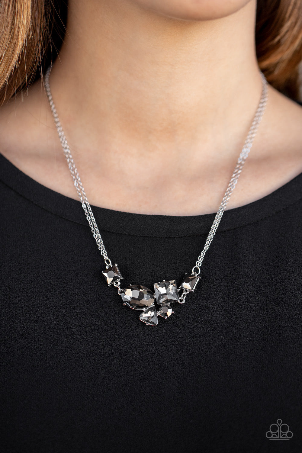Paparazzi Constellation Collection Silver Short Necklace - P2DA-SVXX-233XX