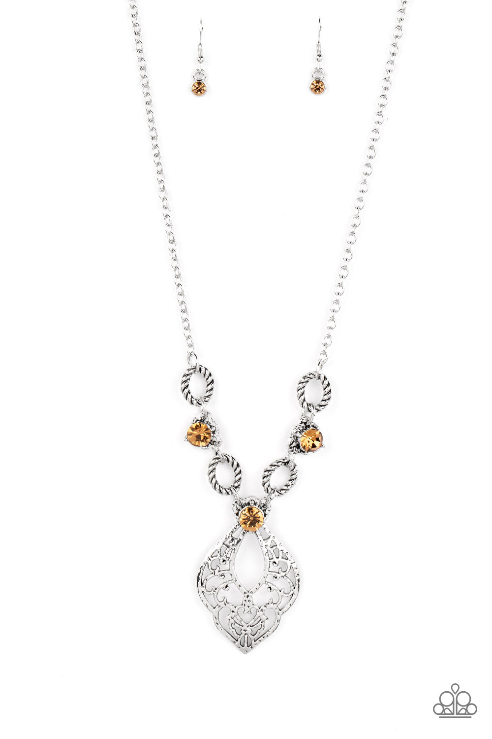 Paparazzi Contemporary Connections Brown Short Necklace - P2RE-BNXX-323XX