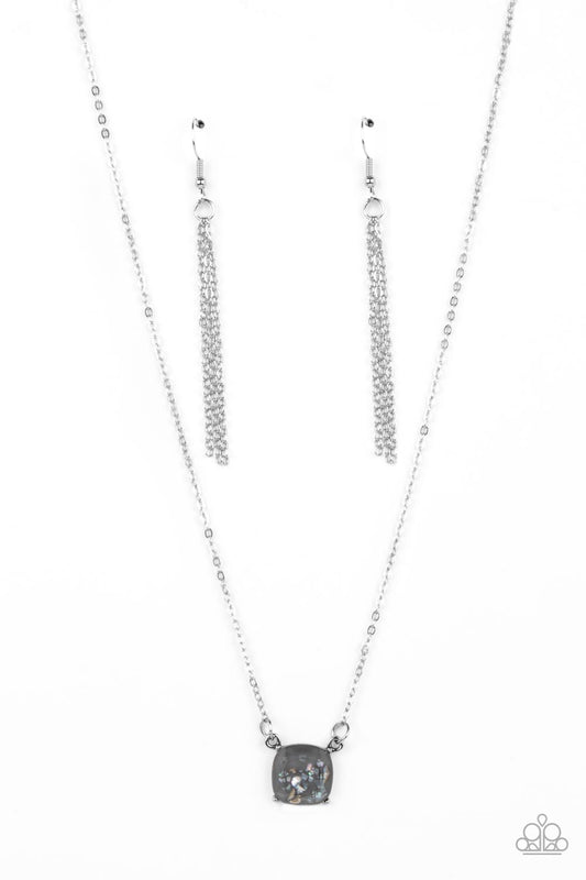 Paparazzi Coral Coasts Silver Short Necklace - P2SE-SVXX-167XX