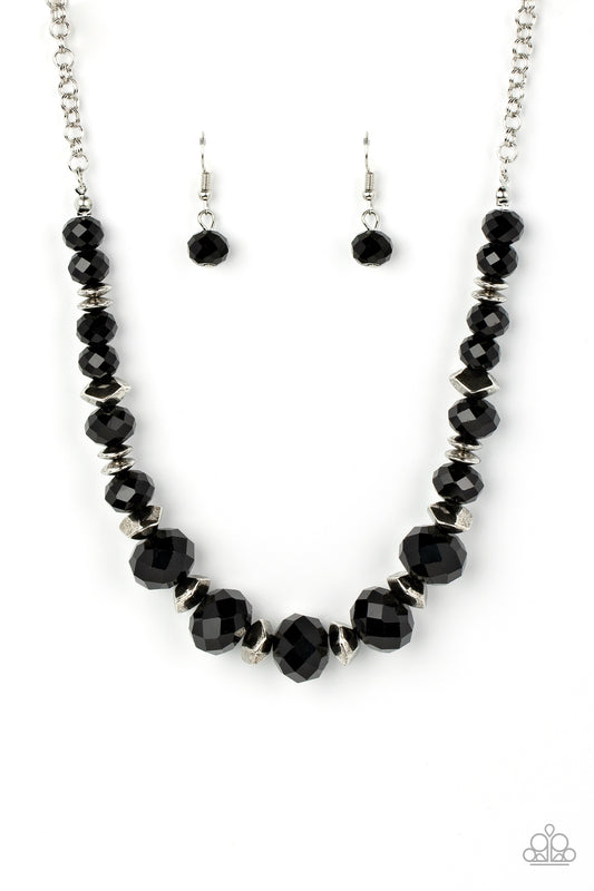 Paparazzi Cosmic Cadence Black Short Necklace - P2ST-BKXX-198FV