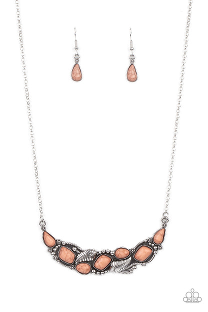 Paparazzi Cottage Garden Brown Short Necklace - P2SE-BNXX-183YH
