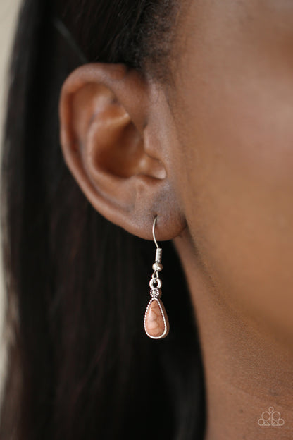 Paparazzi Cottage Garden Brown Short Necklace - P2SE-BNXX-183YH