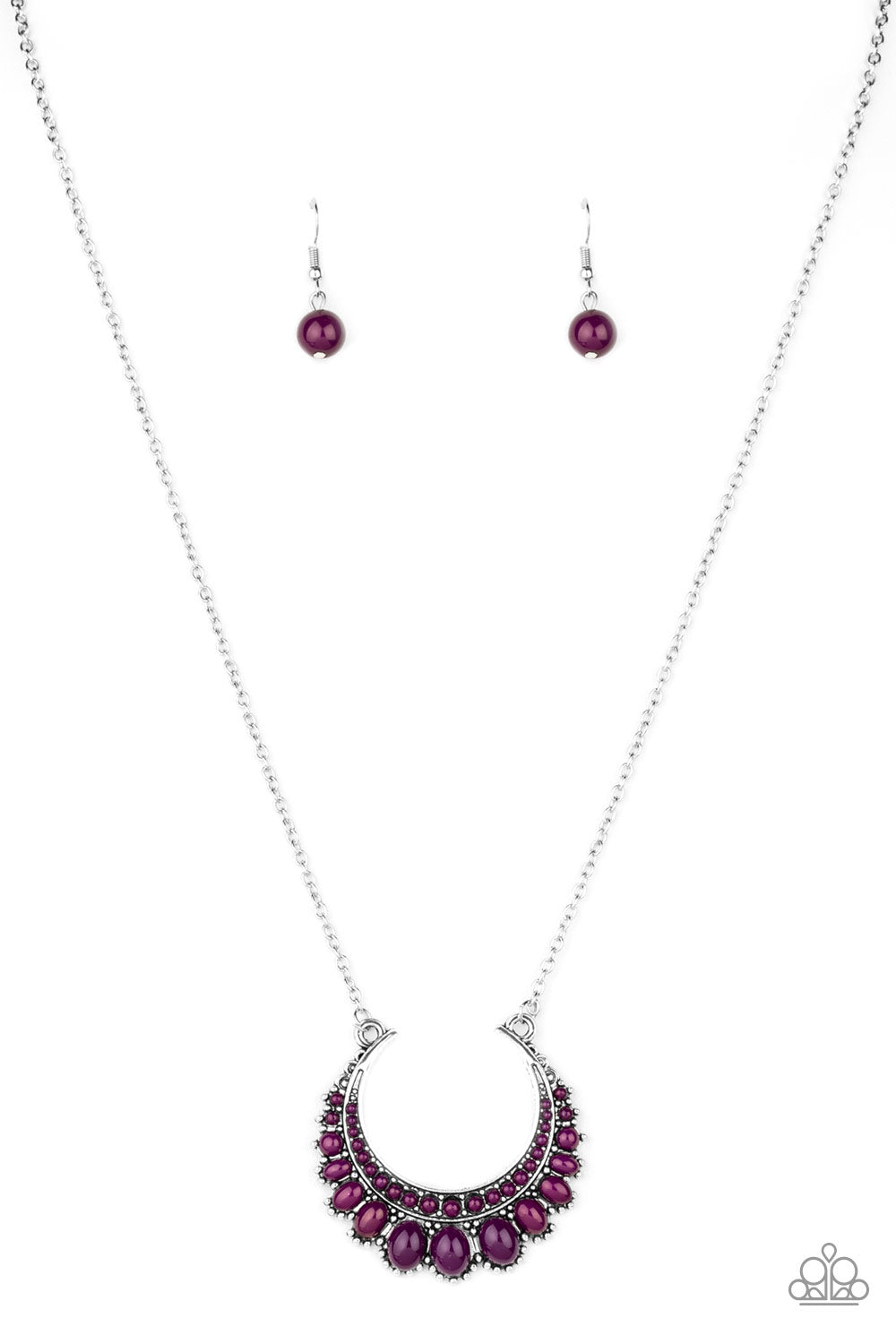 Paparazzi Count To Zen Purple Long Necklace