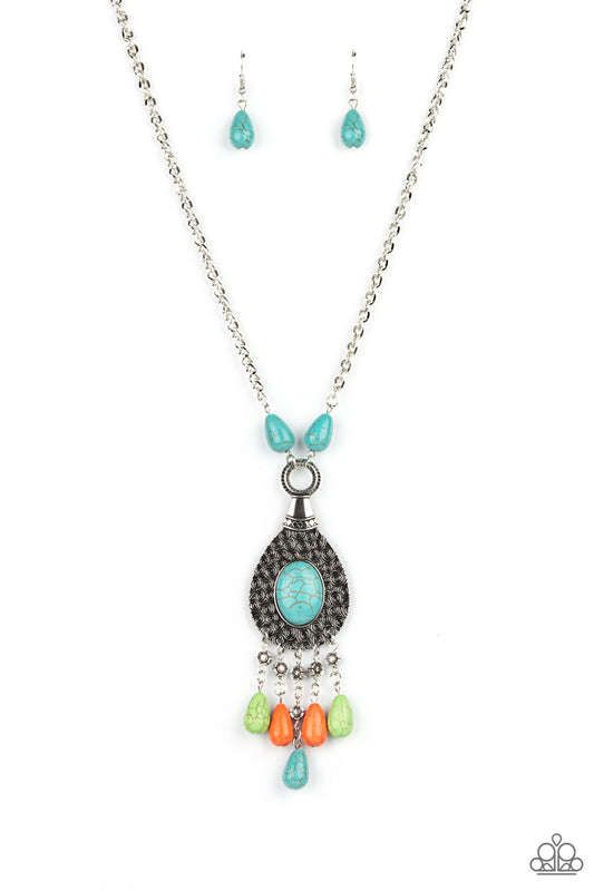 Paparazzi Cowgirl Couture Multi Long Necklace - P2SE-MTXX-209XX