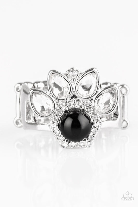 Paparazzi Crown Coronation Black Ring