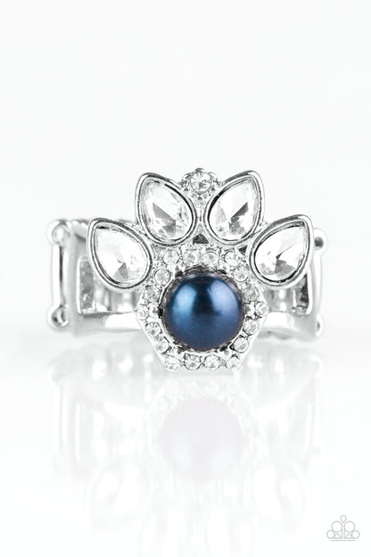 Paparazzi Crown Coronation Blue Ring - P4RE-BLXX-123XX