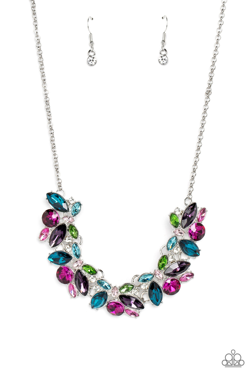 Paparazzi Crowning Collection Multi Short Necklace - P2ST-MTXX-112XX