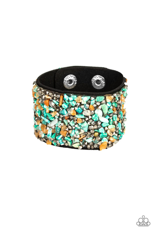 Paparazzi Crush Rush Multi Single Wrap Snap Bracelet