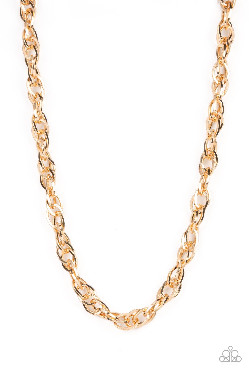 Paparazzi Custom Couture Gold Men's Long Necklace - P2MN-URGD-049XX