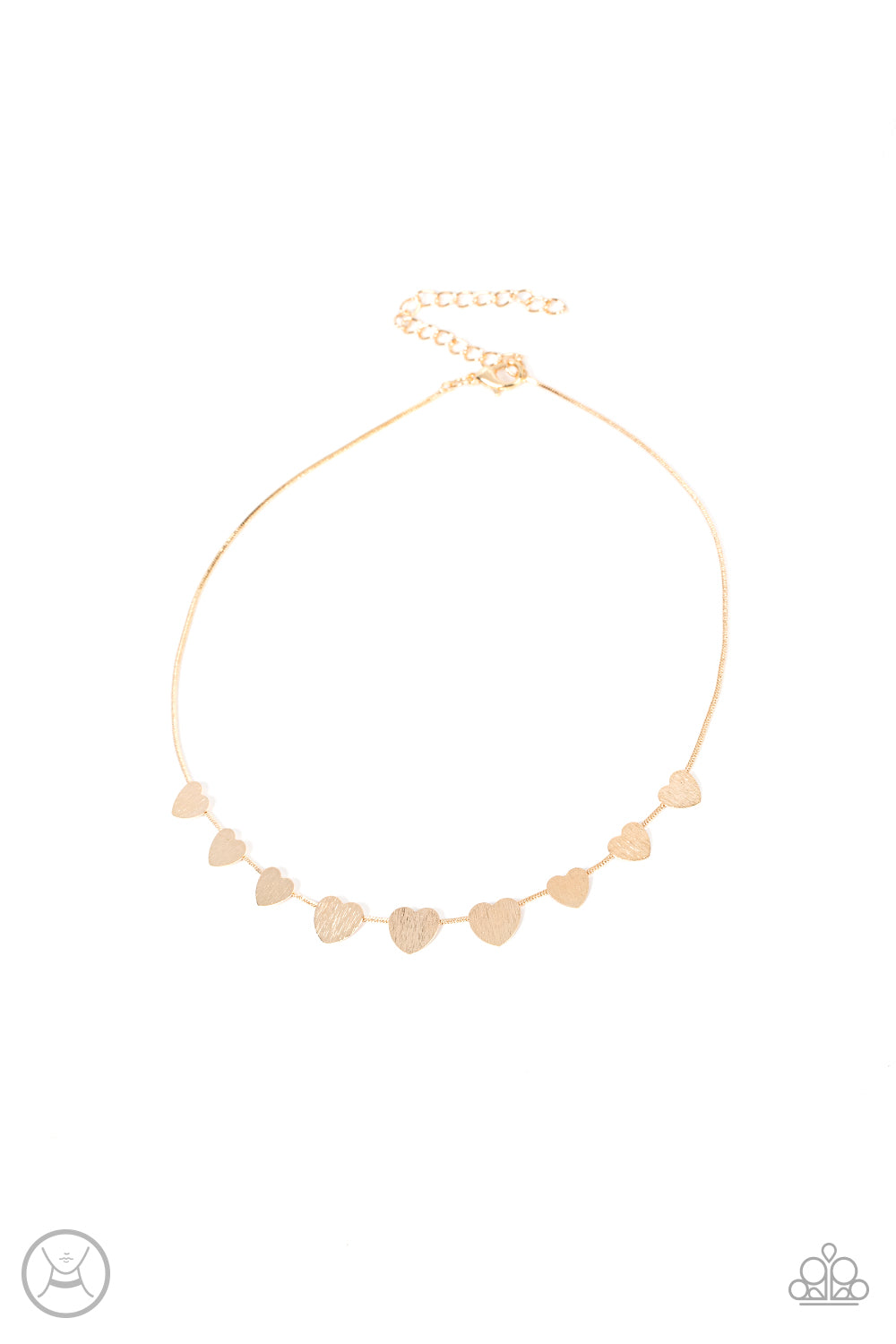 Paparazzi Dainty Desire Gold Choker Necklace - P2CH-GDXX-087XX