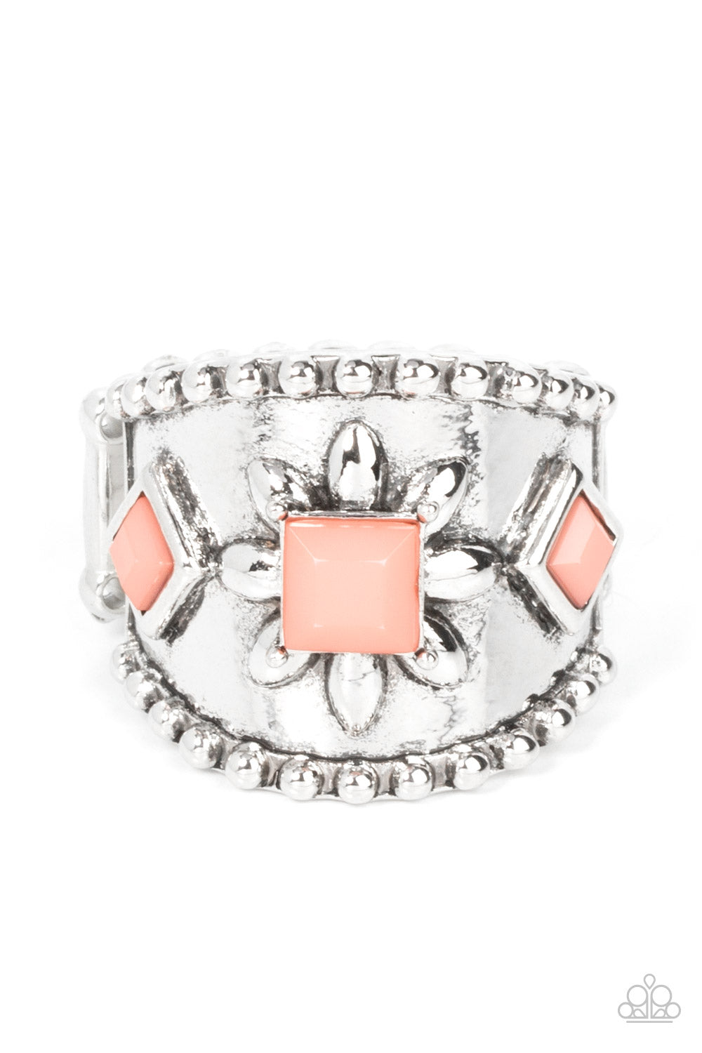 Paparazzi Daisy Diviner Pink Ring - P4WH-PKXX-235XX