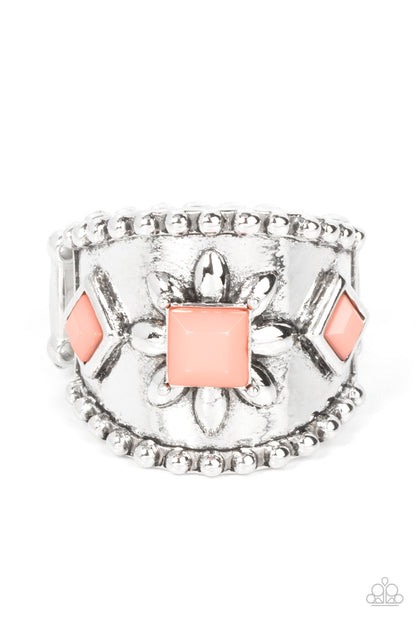 Paparazzi Daisy Diviner Pink Ring - P4WH-PKXX-235XX