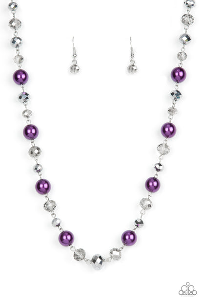 Paparazzi Decked Out Dazzle Purple Short Necklace - P2RE-PRXX-266XX