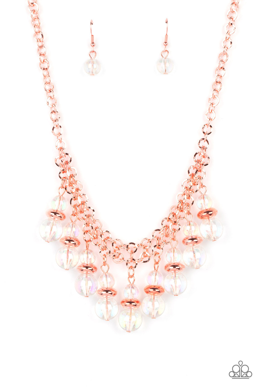 Paparazzi Deep Space Diva Copper Short Necklace - P2ST-CPSH-110XX