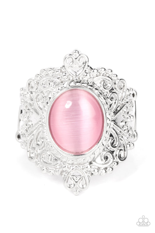 Paparazzi Delightfully Dreamy Pink Ring - P4WH-PKXX-233XX