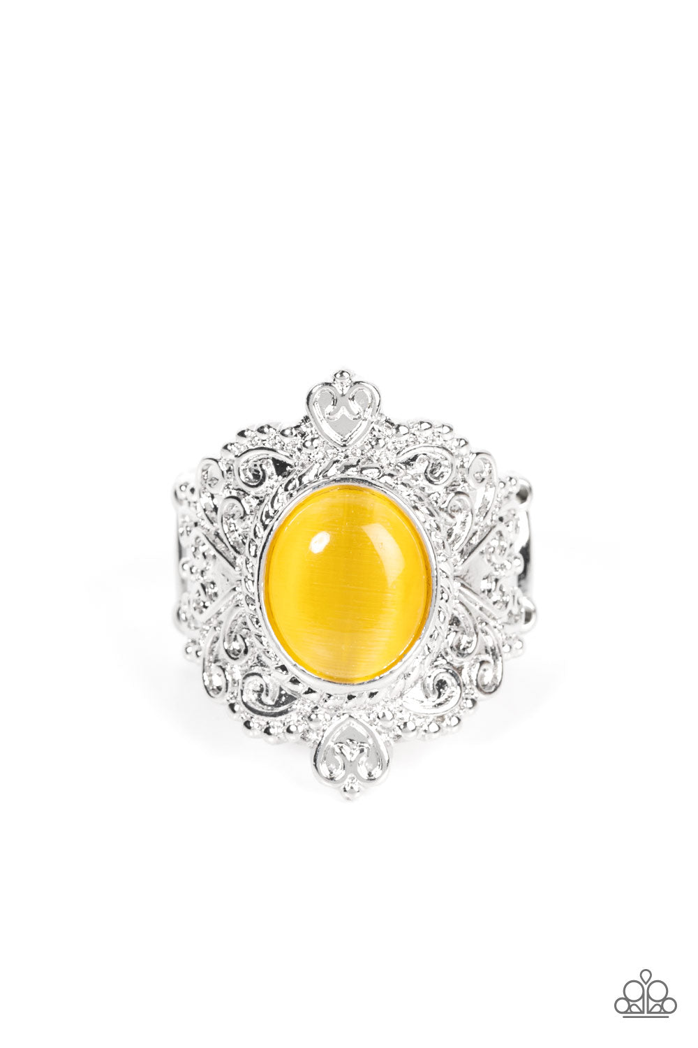 Paparazzi Delightfully Dreamy Yellow Ring - P4WH-YWXX-152XX