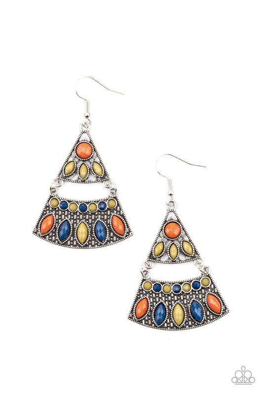 Paparazzi Desert Fiesta Multi Fishhook Earrings - P5TR-MTXX-069XX