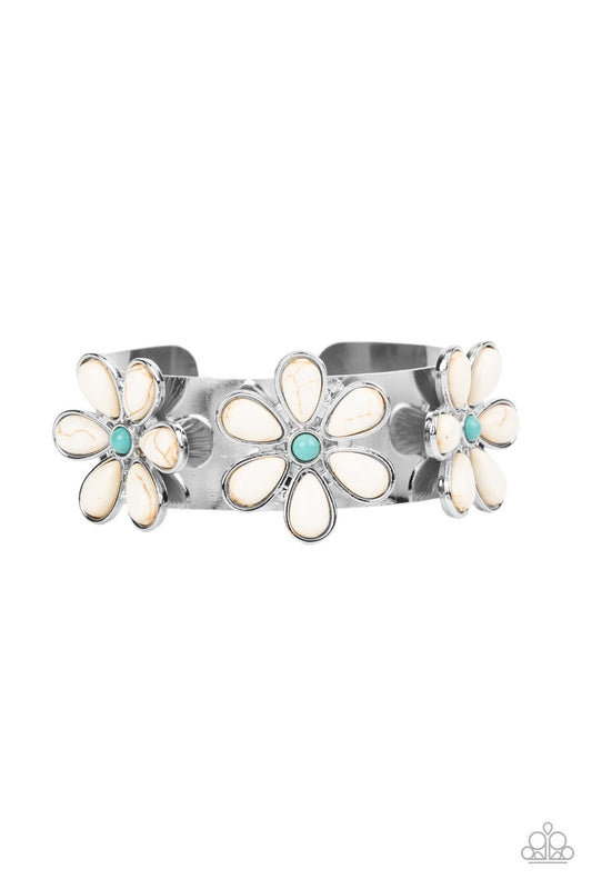 Paparazzi Desert Flower Patch Multi Cuff Bracelet - P9WH-MTXX-141XX