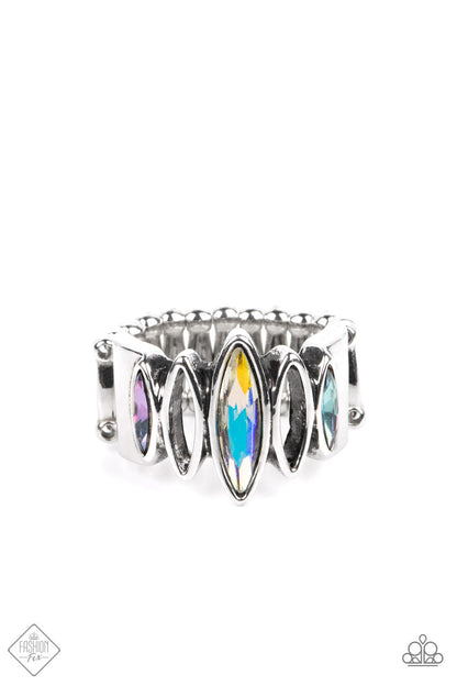 Paparazzi Distant Cosmos Multi Ring - Fashion Fix Sunset Sightings July 2022