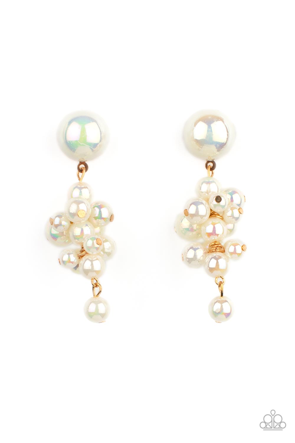 Paparazzi Don't Rock The YACHT Gold Post Earrings - P5PO-GDXX-151XX