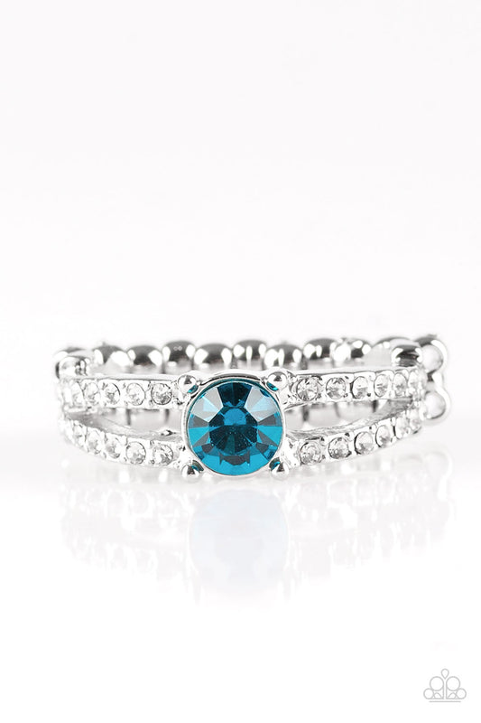Paparazzi Dream Sparkle Blue Ring