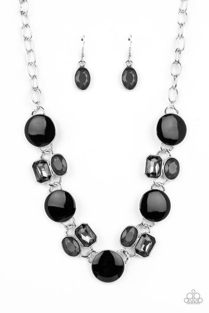 Paparazzi Dreaming in MULTICOLOR Black Short Necklace - P2ST-BKXX-204XX