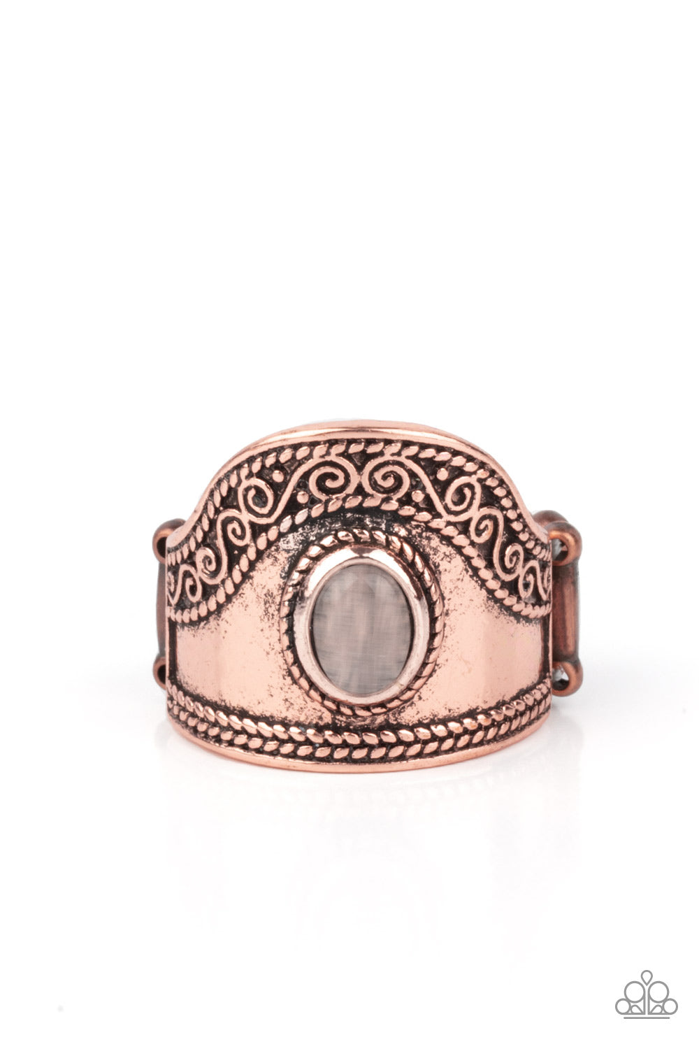 Paparazzi Dreamy Definition Copper Ring - P4WH-CPXX-124XX