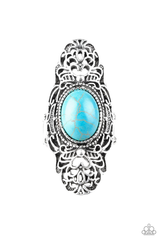 Paparazzi Ego Trippin' Blue Stone Ring